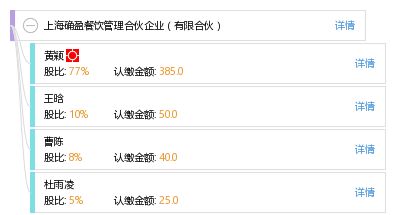 細水長流 有限合伙架構下的餐飲企業(yè)管理之道